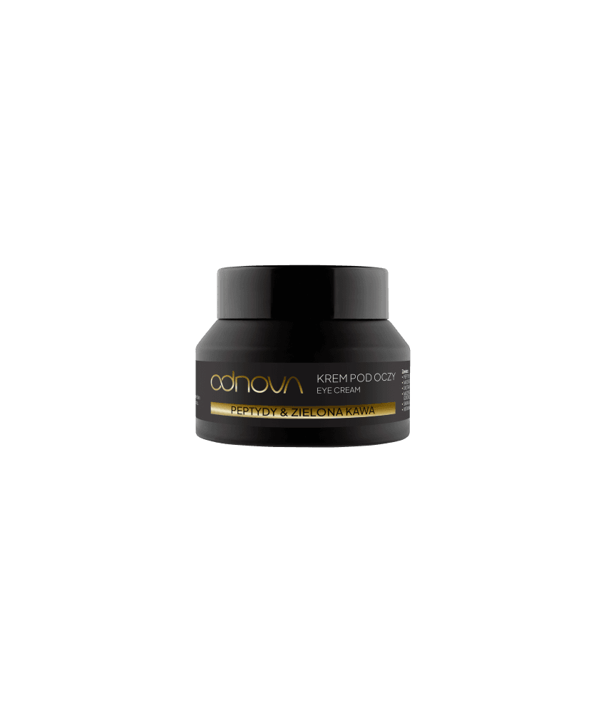 Odnova krem pod oczy peptydy & zielona kawa 25 ml- składniki naturalnego pochodzenia